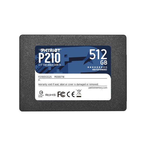 SSD PATRIOT P210 512GB SATA3 2.5 SSD PATRIOT P210 512GB SATA3 2.5