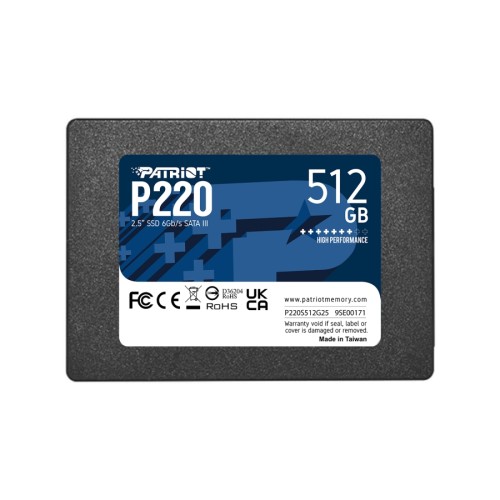 SSD PATRIOT P220 512GB SATA3 2.5