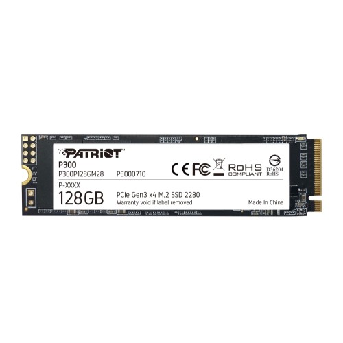 SSD PATRIOT P300 128GB M.2 2280 PCIE SSD PATRIOT P300 128GB M.2 2280 PCIE