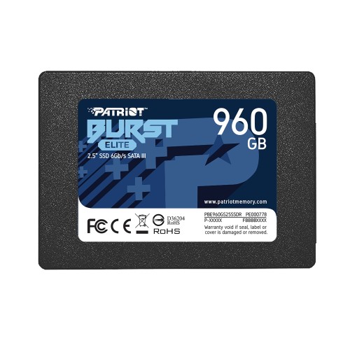 SSD PATRIOT Burst Elite 960GB SATA3 2.5 SSD PATRIOT Burst Elite 960GB SATA3 2.5