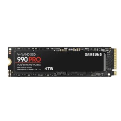 SSD SAMSUNG SSD 990 PRO 4TB PCIe 4.0 NVMe 2.0 M.2 V-NAND 3-bit MLC 256-bit Encryption SSD SAMSUNG SSD 990 PRO 4TB PCIe 4.0 NVMe 2.0 M.2 V-NAND 3-bit MLC 256-bit Encryption