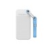 SSD VERBATIM Pocket SSD USB 3.2 Gen 2 1TB White/Light Blue incl. two rubber sleeves SSD VERBATIM Pocket SSD USB 3.2 Gen 2 1TB White/Light Blue incl. two rubber sleeves