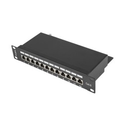 Сървърна опция LANBERG patch panel 12port 1U 10 Сървърна опция LANBERG patch panel 12port 1U 10