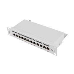 Сървърна опция LANBERG patch panel 12port 1U 10 Сървърна опция LANBERG patch panel 12port 1U 10