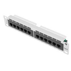 Сървърна опция LANBERG patch panel 12port 1U 10 Сървърна опция LANBERG patch panel 12port 1U 10