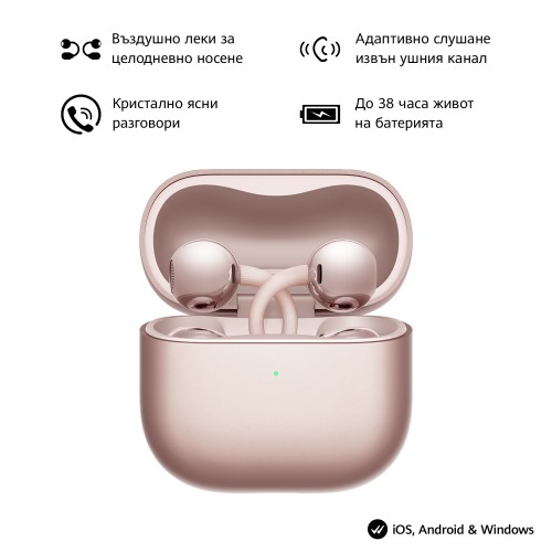 Слушалки HUAWEI FreeClip 2 Robin-T10 Rose gold