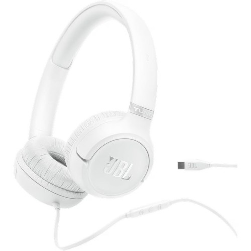 Слушалки JBL TUNE 530C WHT USB-C Wired on-ear headphones Слушалки JBL TUNE 530C WHT USB-C Wired on-ear headphones