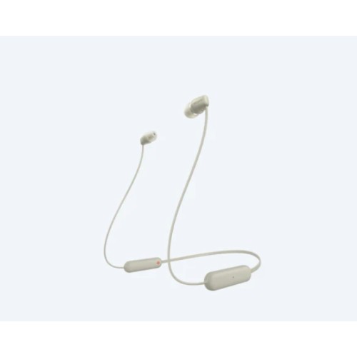 Слушалки SONY Headset WI-C100 taupe Слушалки SONY Headset WI-C100 taupe