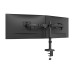 Стойка за дисплеи и проектори Neomounts Nero Double Flat Screen Desk Mount (phone holder+Quick-fix clamp/grommet) Стойка за дисплеи и проектори Neomounts Nero Double Flat Screen Desk Mount (phone holder+Quick-fix clamp/grommet)
