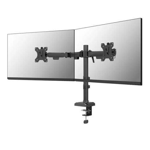 Стойка за дисплеи и проектори Neomounts Nero Double Flat Screen Desk Mount (phone holder+Quick-fix clamp/grommet) Стойка за дисплеи и проектори Neomounts Nero Double Flat Screen Desk Mount (phone holder+Quick-fix clamp/grommet)