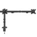 Стойка за дисплеи и проектори Neomounts Nero Triple Flat Screen Desk Mount (phone holder+Quick-fix clamp/grommet)