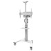 Стойка за дисплеи и проектори Neomounts Select Mobile Display Floor Stand White Стойка за дисплеи и проектори Neomounts Select Mobile Display Floor Stand White