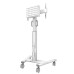 Стойка за дисплеи и проектори Neomounts Select Mobile Display Floor Stand White Стойка за дисплеи и проектори Neomounts Select Mobile Display Floor Stand White