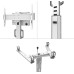 Стойка за дисплеи и проектори Neomounts Select Mobile Display Floor Stand White Стойка за дисплеи и проектори Neomounts Select Mobile Display Floor Stand White
