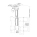 Стойка за дисплеи и проектори Neomounts Flat Screen Ceiling Mount (Height: 26.5-40 cm) Стойка за дисплеи и проектори Neomounts Flat Screen Ceiling Mount (Height: 26.5-40 cm)