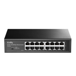 Суич CUDY FS1016 16-Port 10/100 Mbps Metal Switch 16 10/100 Mbps RJ45 Ports