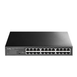 Суич CUDY FS1024 24-Port 10/100 Mbps Metal Switch 24 10/100 Mbps RJ45 Ports Суич CUDY FS1024 24-Port 10/100 Mbps Metal Switch 24 10/100 Mbps RJ45 Ports