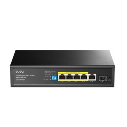 Суич CUDY GS1005PTS1 5-Port Gigabit PoE+ Switch with 1 SFP Port 120W5-Port 10/100/1000M PoE+ Switch 120W 4-Port 10/100/1000M PoE+ ports