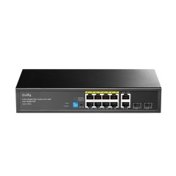 Суич CUDY GS1010PS2 8-Port Gigabit PoE+ Switch with 2 Gigabit Uplink ports and 2 Gigabit SFP slot 120W 8-10/100/1000 BASE-T Gigabit ports 2-Port 10/100/1000 BASE-T Gigabit Uplink ports