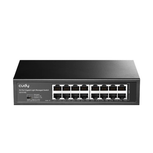 Суич CUDY GS1016E 16-Port Gigabit Light Managed Switch 16 Gigabit RJ45 Ports