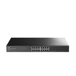 Суич CUDY GS1016ES2 16-Port Gigabit Light Managed Switch with 2 SFP 19 inch