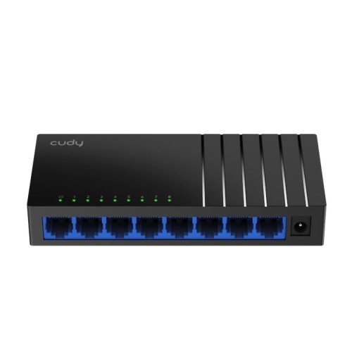Суич CUDY GS108 8-Port Gigabit Metal Switch 8 10/100/1000M RJ45 Ports Суич CUDY GS108 8-Port Gigabit Metal Switch 8 10/100/1000M RJ45 Ports