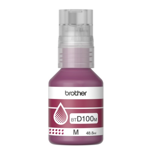 Туба с мастило Brother BT-D100M Magenta Ink Bottle Туба с мастило Brother BT-D100M Magenta Ink Bottle