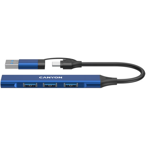 USB хъб CANYON DS-02 4in1 USB-A/C USB хъб CANYON DS-02 4in1 USB-A/C