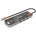 USB хъб CANYON DS-13 7in1 4k USB-C Transparent USB хъб CANYON DS-13 7in1 4k USB-C Transparent