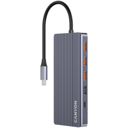 Докинг станция CANYON DS-16 13in1 4k USB-C Докинг станция CANYON DS-16 13in1 4k USB-C