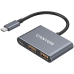 USB хъб CANYON DS-3 3in1 USB-C Dark USB хъб CANYON DS-3 3in1 USB-C Dark