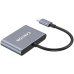 USB хъб CANYON DS-3 3in1 USB-C Dark USB хъб CANYON DS-3 3in1 USB-C Dark