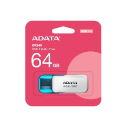 USB памет A-DATA UV240 64GB USB 2.0 White