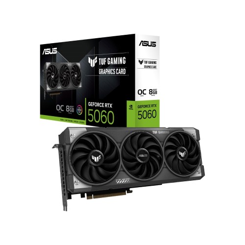 Видеокарти ASUS TUF Gaming GeForce RTX 5060 8GB GDDR7 OC