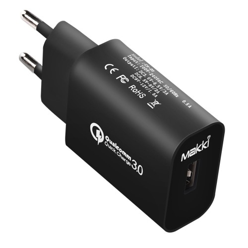 Зарядно устройство Makki MAKKI-QC18W-BK Зарядно устройство Makki MAKKI-QC18W-BK