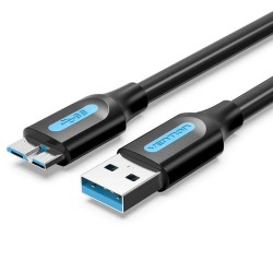 Кабел Vention USB-A to Micro-B USB 0.25m COPBC Кабел Vention USB-A to Micro-B USB 0.25m COPBC