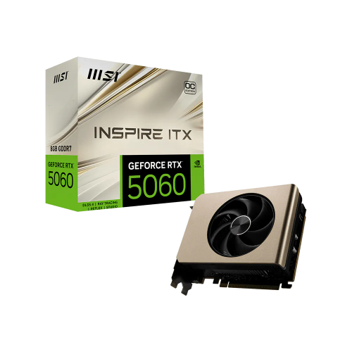 Видео карта MSI 912-V537-058 MSI RTX5060 8G INSPIRE ITX OC Видео карта MSI 912-V537-058 MSI RTX5060 8G INSPIRE ITX OC